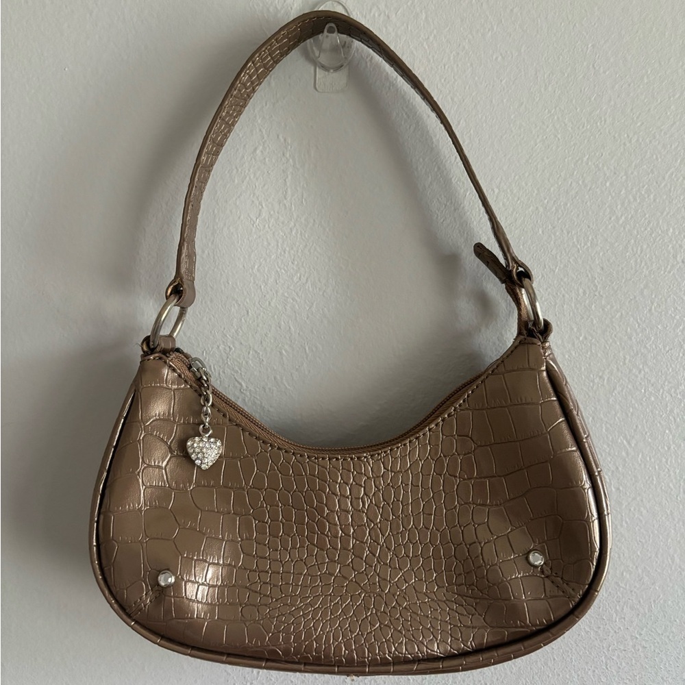 Y2K crazy horse Liz Claiborne shoulder purse